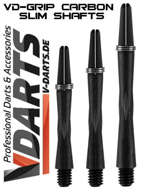 V-Darts “Carbon Slim” Shafts inkl. Shaftringe
